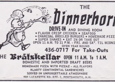 Dinnerhorn ad 1973